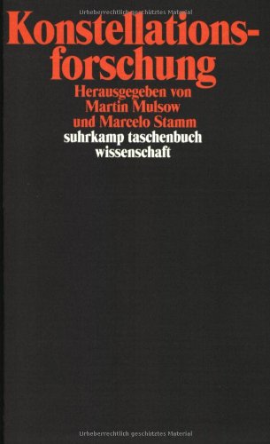 Konstellationsforschung (suhrkamp taschenbuch wissenschaft)