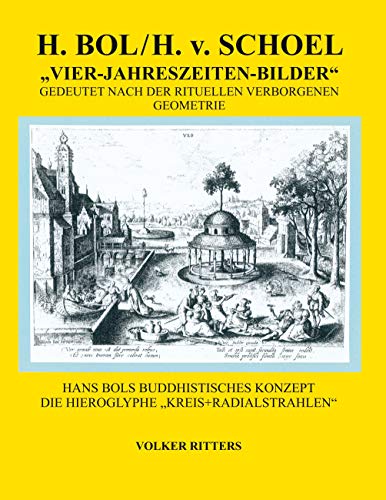 H. Bol / H.v.Schoel >Die vier Jahreszeiten - Bilder< gedeutet nach der rituellen verborgenen Geometrie: Hans Bols buddhistisches Konzept die Hieroglyphe Kreis + Radialstrahlen