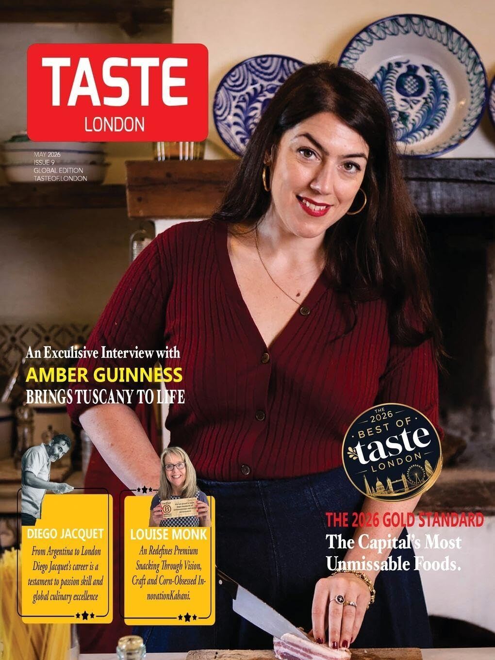 Taste London Magazine, Interview with Amber Guinness