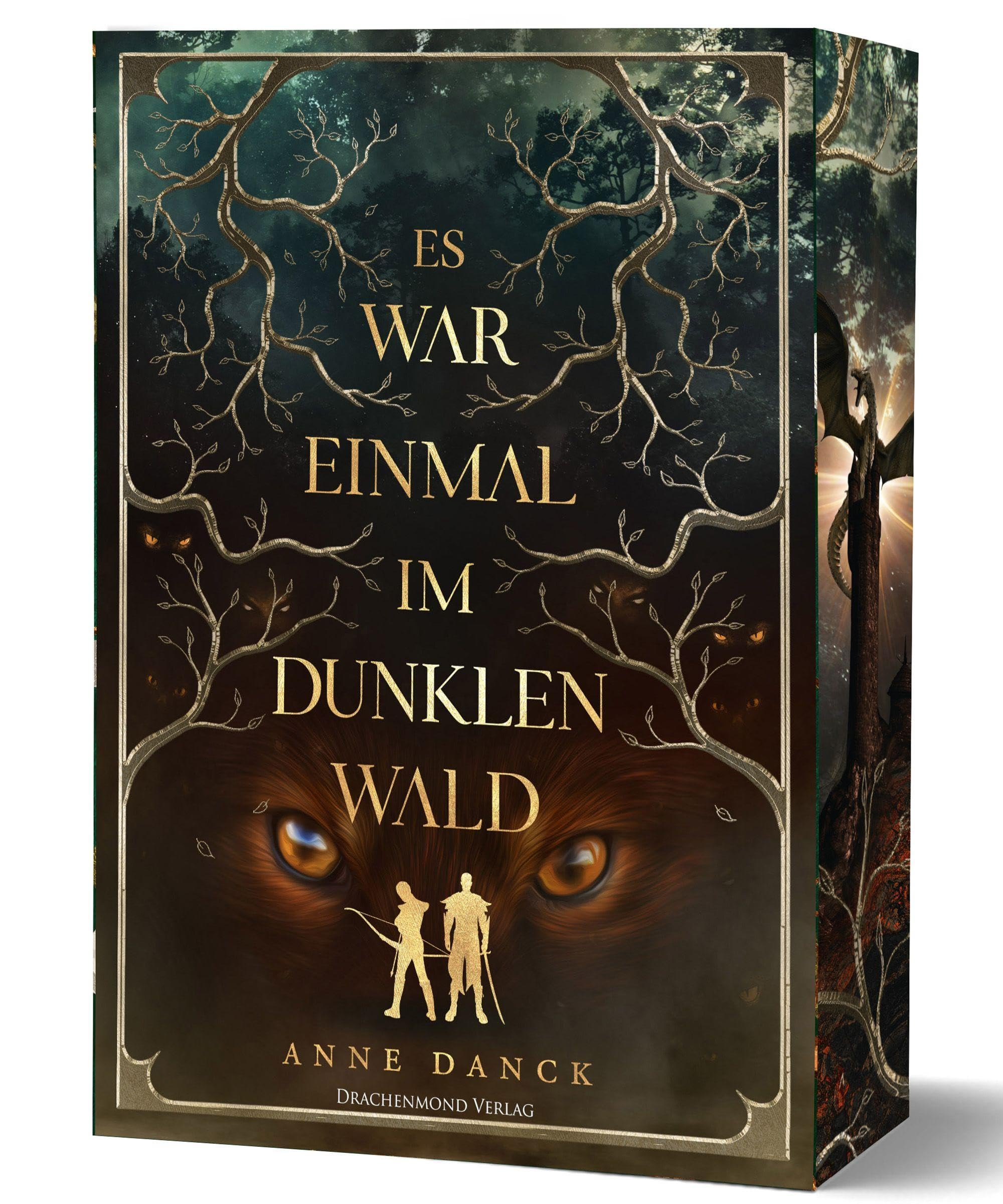 Es war einmal im Dunklen Wald: Düstere Märchen-Fantasy: Rotkäppchen trifft auf Die Schöne und das Biest | Softcover mit Farbschnitt
