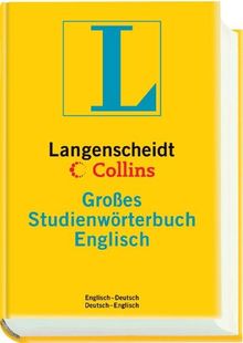 Langenscheidt Collins Großes Studienwörterbuch Englisch: Englisch-Deutsch/Deutsch-Englisch