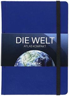 Taschenatlas Die Welt - Atlas kompakt, blau (KUNTH Taschenatlanten)