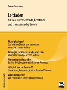 Leitfaden: Für freie unterrichtende, beratende und therapeutische Berufe