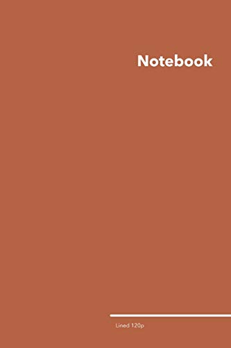 Lined College Ruled Notebook: Stylish Maple Glaze Brown College Ruled Notebook, 120 Lined Pages 6 x 9 inches Standard Size Journal | Softcover