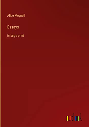 Essays: in large print