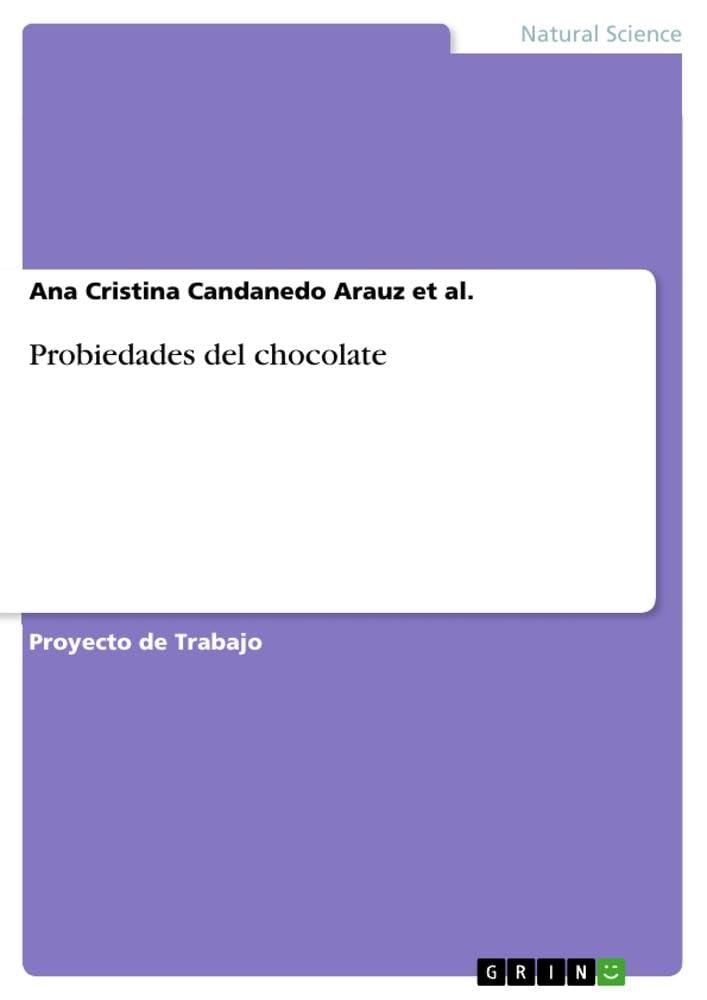 Probiedades del chocolate