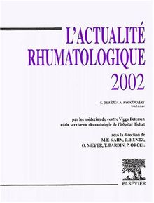 L'actualité rhumatologique 2002