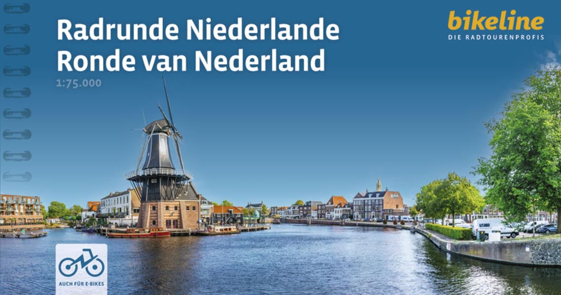 Radrunde Niederlande • Ronde van Nederland: 1.331 km, 1:75.000, GPS-Tracks Download, LiveUpdate, Übernachtungsverzeichnis (Bikeline Radtourenbücher)