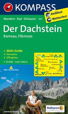 Der Dachstein - Ramsau - Filzmoos: Wanderkarte mit Aktiv Guide, Panorama, Radrouten und Skitouren. GPS-genau. 1:25000