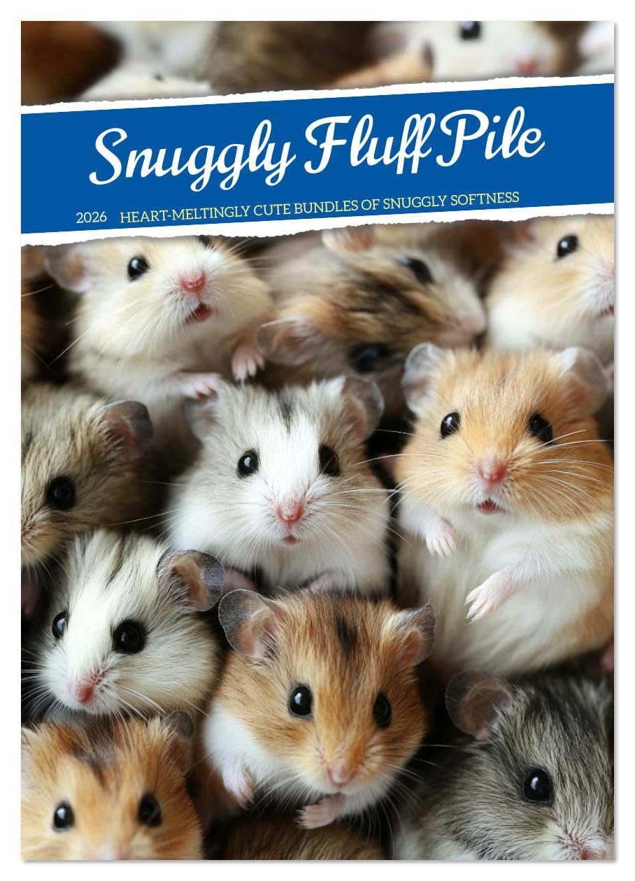 Snuggly Fluff Piles (Wall Calendar 2026 DIN A4 portrait), CALVENDO 12 Month Wall Calendar: A heart-warming companion with the cutest cuddly creatures that you simply have to love