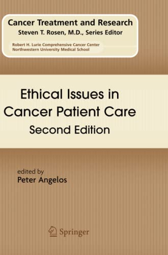 Ethical Issues in Cancer Patient Care (Cancer Treatment and Research, Band 140)