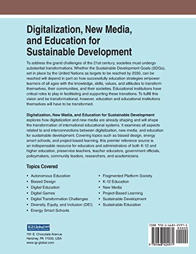 Digitalization, New Media, and Education for Sustainable Development