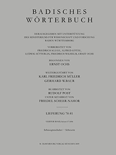 Badisches Wörterbuch: Schneegänsehaber–Schwurm