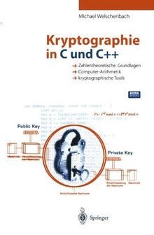 Kryptographie in C und C++: Zahlentheoretische Grundlagen, Computer-Arithmetik mit großen Zahlen, kryptographische Tools