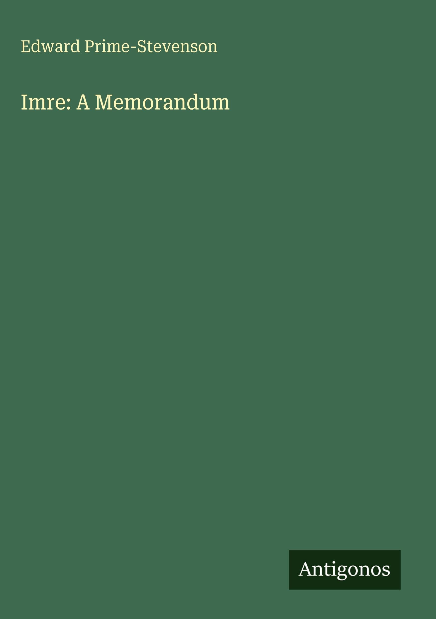 Imre: A Memorandum