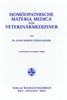 Homöopathische Materia Medica für Veterinärmediziner