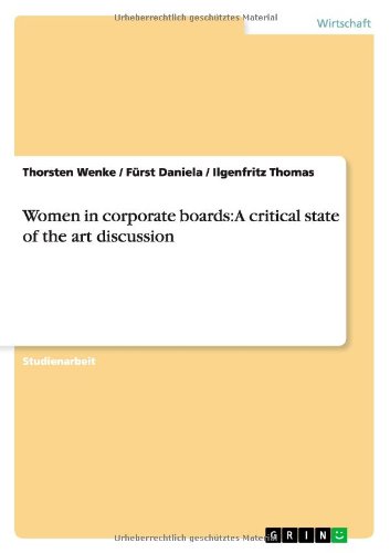 Women in corporate boards: A critical state of the art discussion