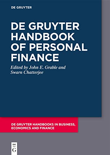 De Gruyter Handbook of Personal Finance (De Gruyter Handbooks in Business, Economics and Finance)