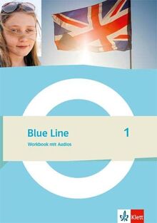 Blue Line 1: Workbook mit Audios Klasse 5 (Blue Line. Ausgabe ab 2022)