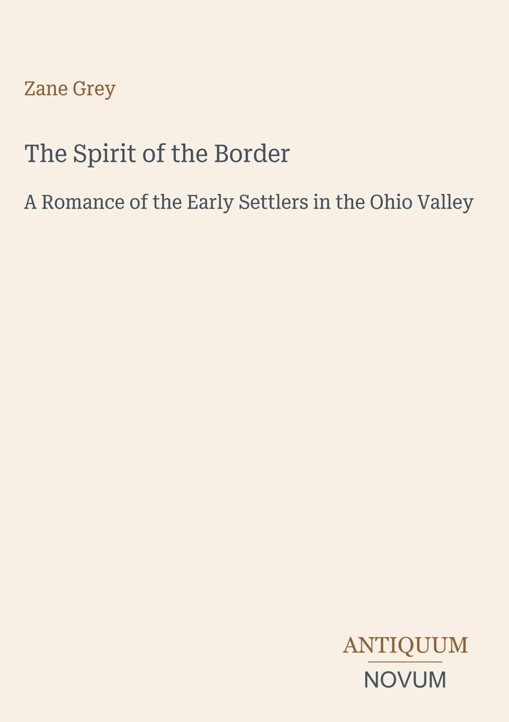 The Spirit of the Border