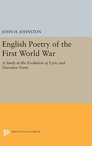 English Poetry of the First World War (Princeton Legacy Library)