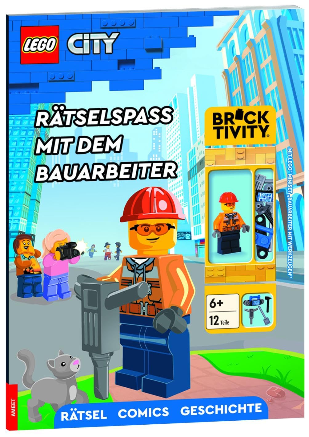 LEGO® City - Rätselspaß mit dem Bauarbeiter: mit Minifigur Bauarbeiter