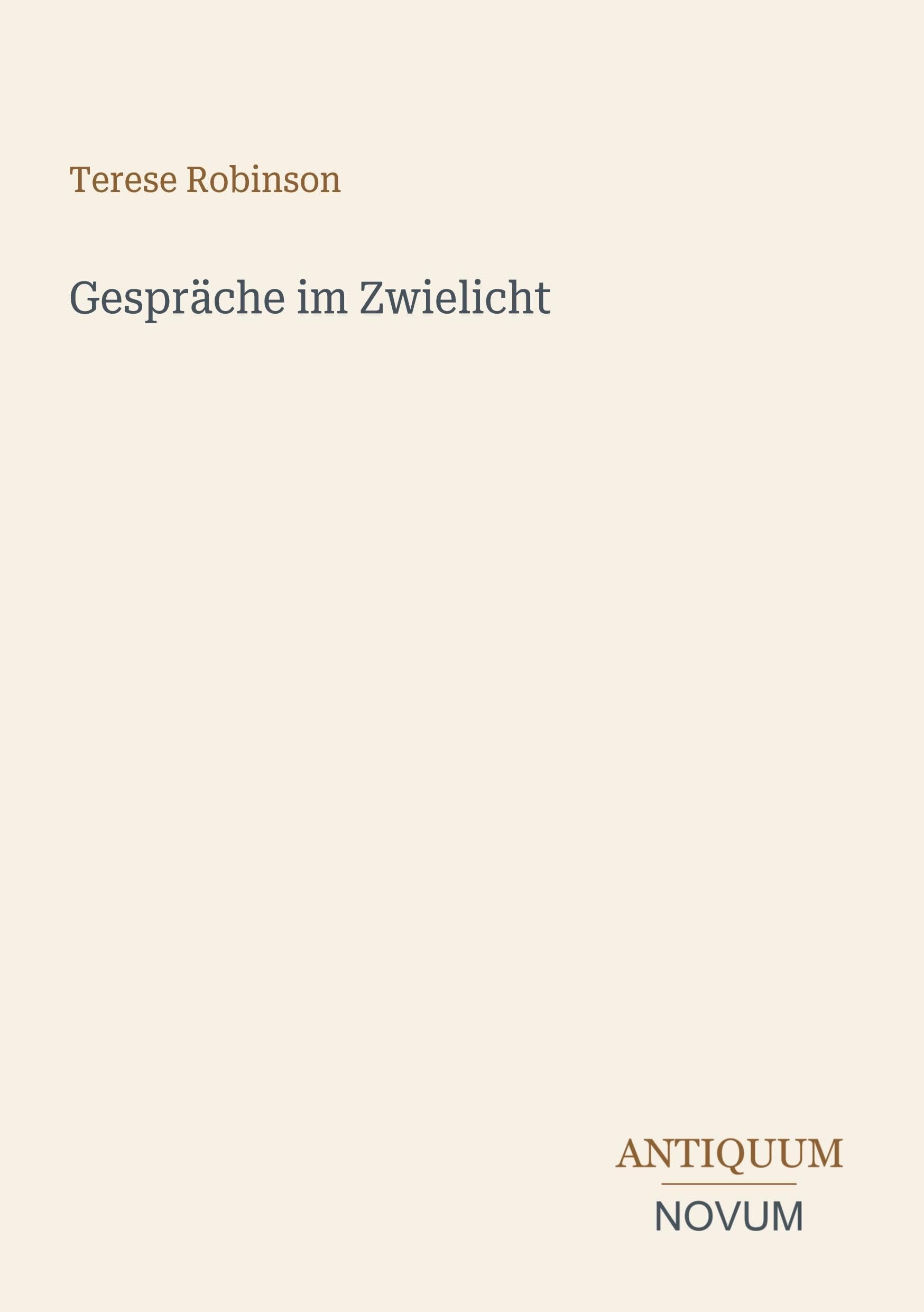 Gespräche im Zwielicht
