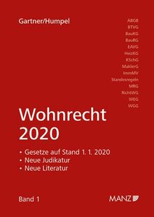 Wohnrecht 2020: Band 1