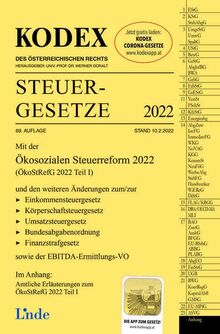 KODEX Steuergesetze 2022 (Kodex des Österreichischen Rechts)