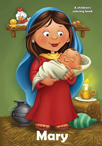 Mary: A story coloring book (Bible Coloring Books, Band 2)