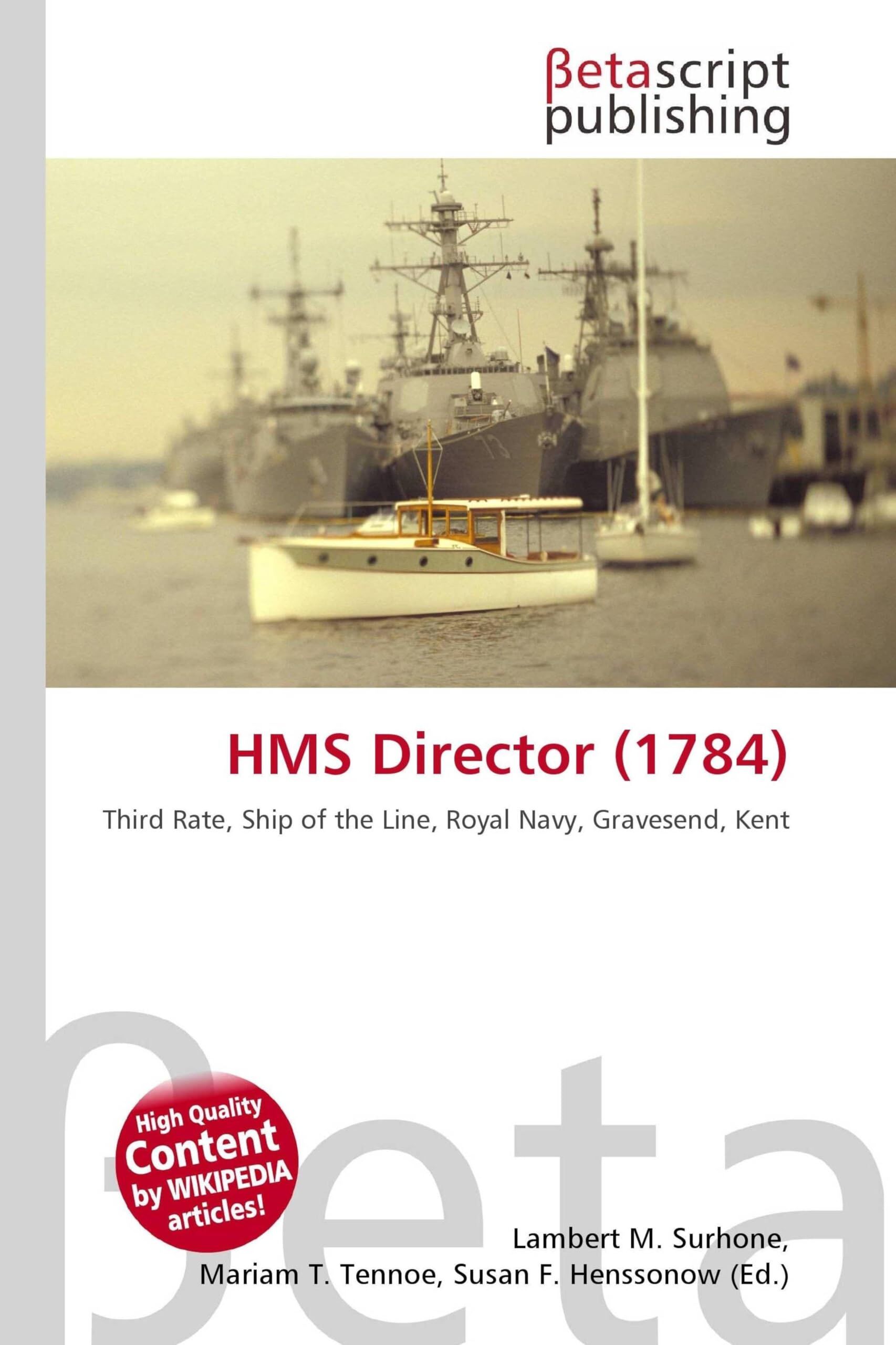 HMS Director (1784) von unbekannt - Taschenbuch