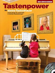 Tastenpower für kleine Tastenhauer - Klavier-Songbook mit u.a. Schnappi, 99 Luftballons, Lummerlandlied, Flintstones etc.