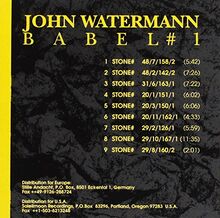 Babel#1 de Watermann | CD | état très bon