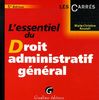 L'essentiel du Droit administratif général