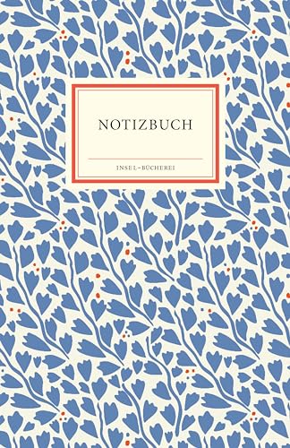 Notizbuch Insel-Bücherei 'Blauer Blätterzauber'