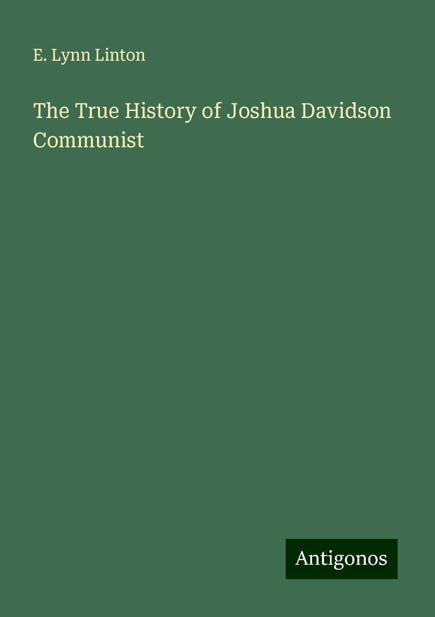 The True History of Joshua Davidson Communist