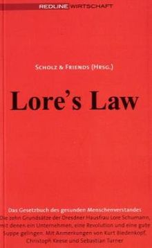 Lore's Law. Das Gesetzbuch des gesunden Menschenverstandes (Redline Wirtschaft)