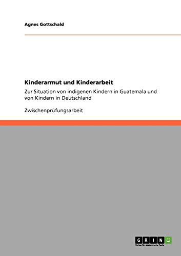 Kinderarmut und Kinderarbeit: Zur Situation von indigenen Kindern in Guatemala und von Kindern in Deutschland