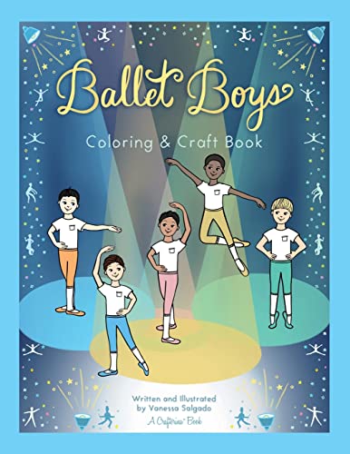 Ballet Boys Coloring & Craft Book (Crafterina® Book Series)