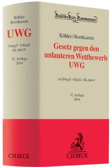 Gesetz gegen den unlauteren Wettbewerb: Preisangabenverordnung, Unterlassungsklagengesetz, Dienstleistungs-Informationspflichten-Verordnung
