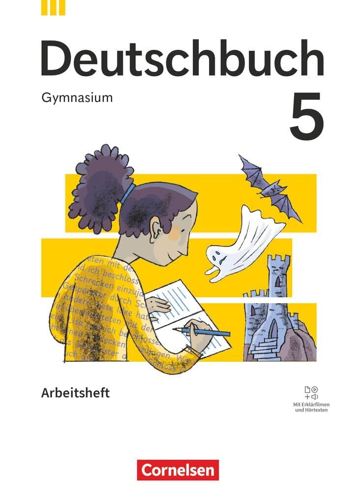 Deutschbuch Gymnasium 5. Schuljahr - Zu allen Ausgaben 2026 - Arbeitsheft mit Lösungen - Mit Erklärfilmen und Hörtexten