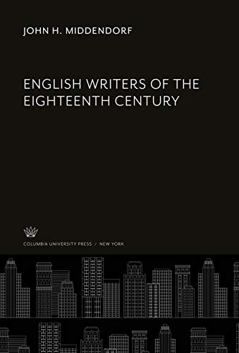 English Writers of the Eighteenth Century