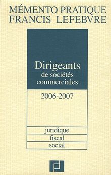 Dirigeants de sociétés commerciales 2006-2007