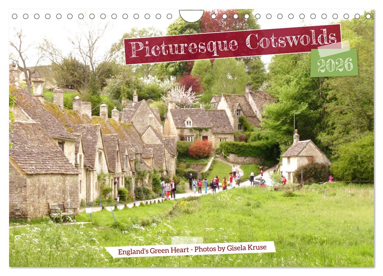 Picturesque Cotswolds (Wall Calendar 2026 DIN A4 landscape), CALVENDO 12 Month Wall Calendar: Scenic views of an outstanding English region
