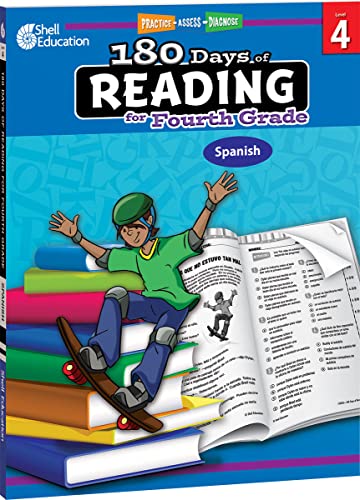 180 Days of Reading for Fourth Grade (Spanish): Practice, Assess, Diagnose (180 Days of Practice)