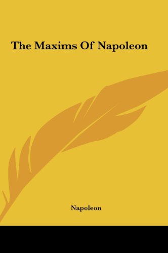 Die Buchhandlung in Oelde hat das Buch The Maxims Of Napoleon