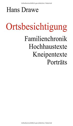 Ortsbesichtigung: Familienchronik, Hochhaustexte, Kneipentexte, Porträts