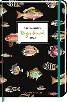Drei Minuten Tagebuch 2023 - Fische (I love my Ocean) (Großer Wochenkalender)