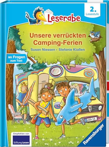Unsere verrückten Camping-Ferien - lesen lernen mit dem Leseraben - Erstlesebuch - Kinderbuch ab 7 Jahren - lesen üben 2 Klasse (Leserabe 2 Klasse) - Susan Niessen Gebunden