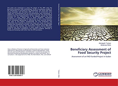 Beneficiary Assessment of Food Security Project: Assessment of an FAO funded Project in Sudan